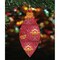 G.DeBrekht 8117423S3 Red Wooden Drop Ornaments - Set of 2